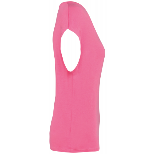 candy rose Camiseta ecorresponsable holgada con cuello de pico mujer
