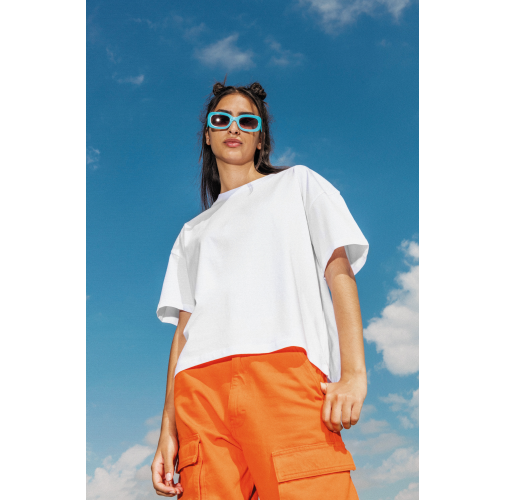 Camiseta ecorresponsable oversize mujer