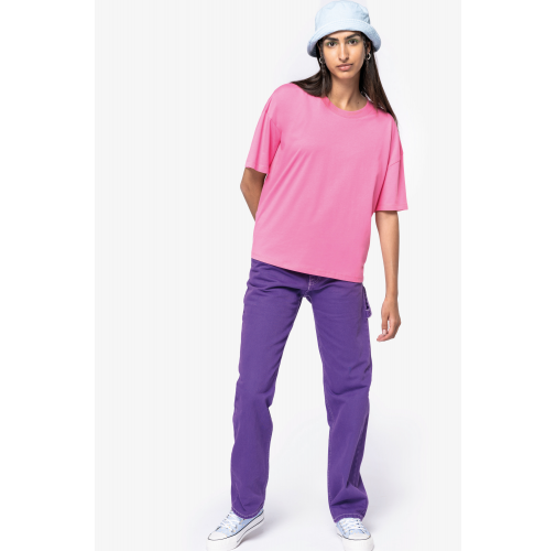 Camiseta ecorresponsable oversize mujer
