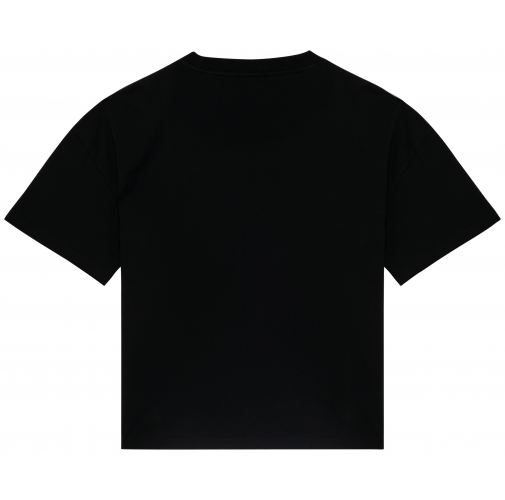 black Camiseta ecorresponsable oversize mujer