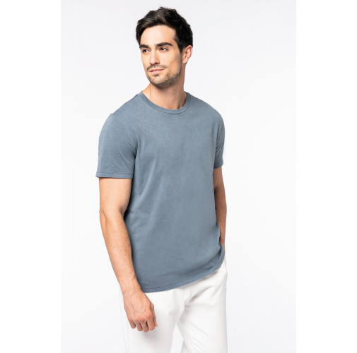 Camiseta ecorresponsable efecto lavado unisex