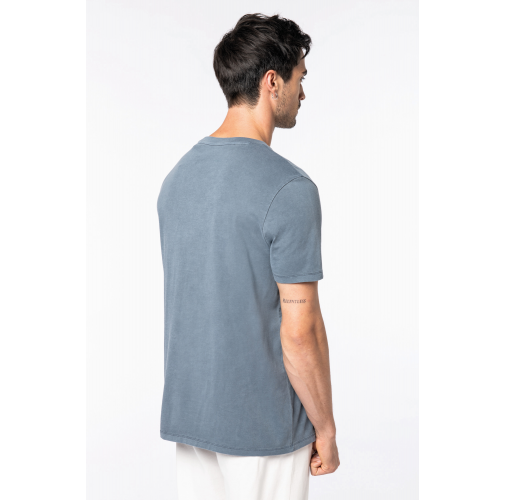 Camiseta ecorresponsable efecto lavado unisex