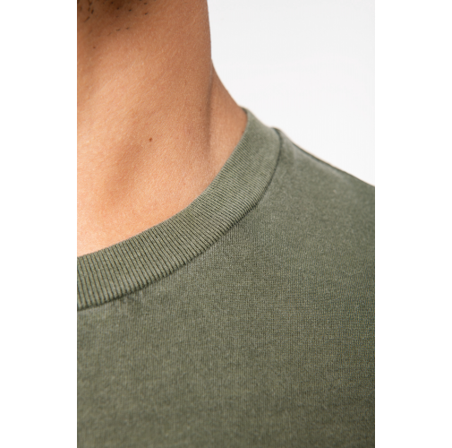 Camiseta ecorresponsable efecto lavado unisex