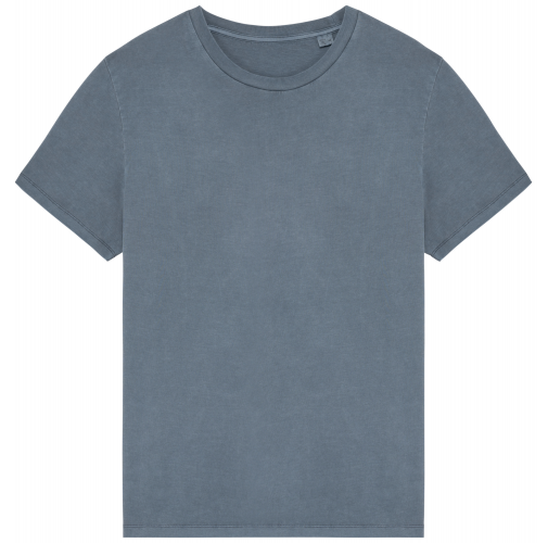 washed mineral grey Camiseta ecorresponsable efecto lavado unisex