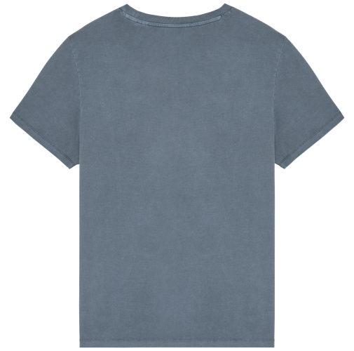 washed mineral grey Camiseta ecorresponsable efecto lavado unisex
