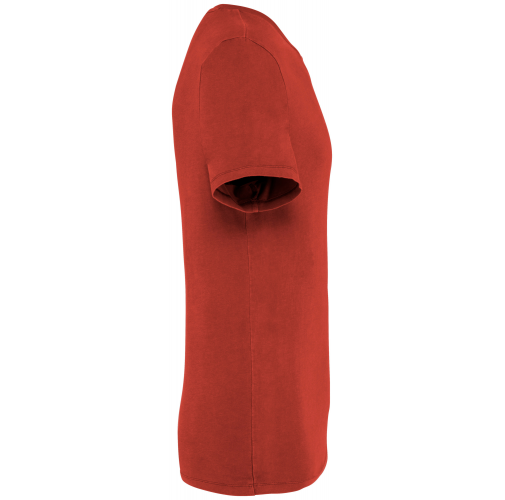 washed paprika Camiseta ecorresponsable efecto lavado unisex