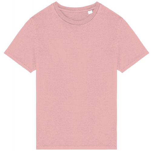 washed petal rose Camiseta ecorresponsable efecto lavado unisex