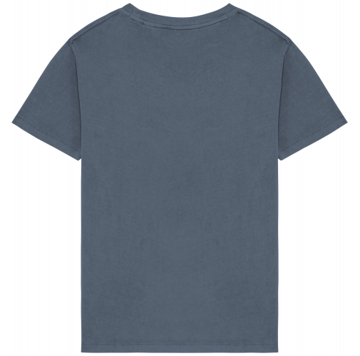 washed mineral grey Camiseta ecorresponsable efecto lavado mujer