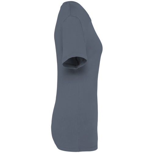 washed mineral grey Camiseta ecorresponsable efecto lavado mujer