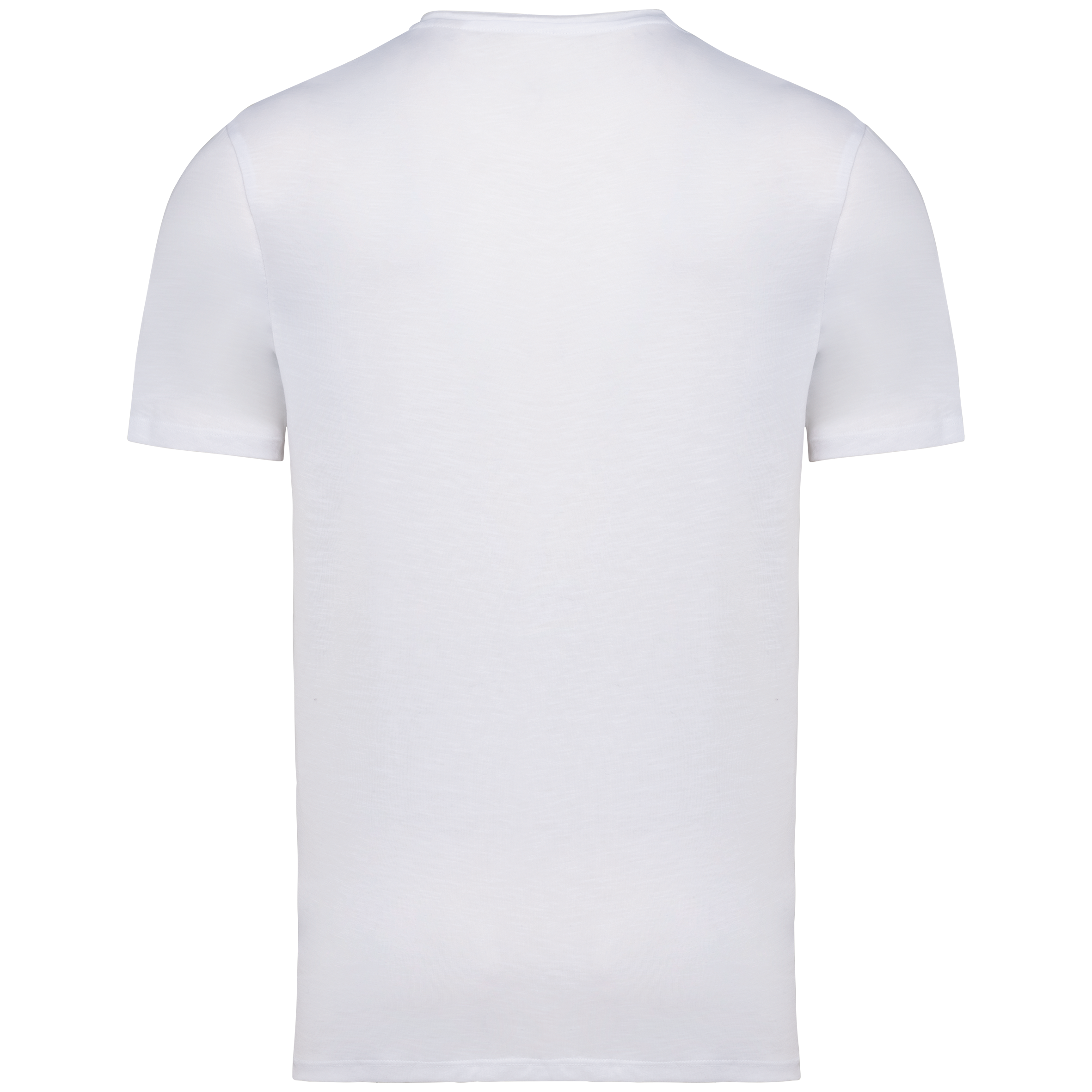 Camiseta ecorresponsable slub con bordes sin rematar hombre