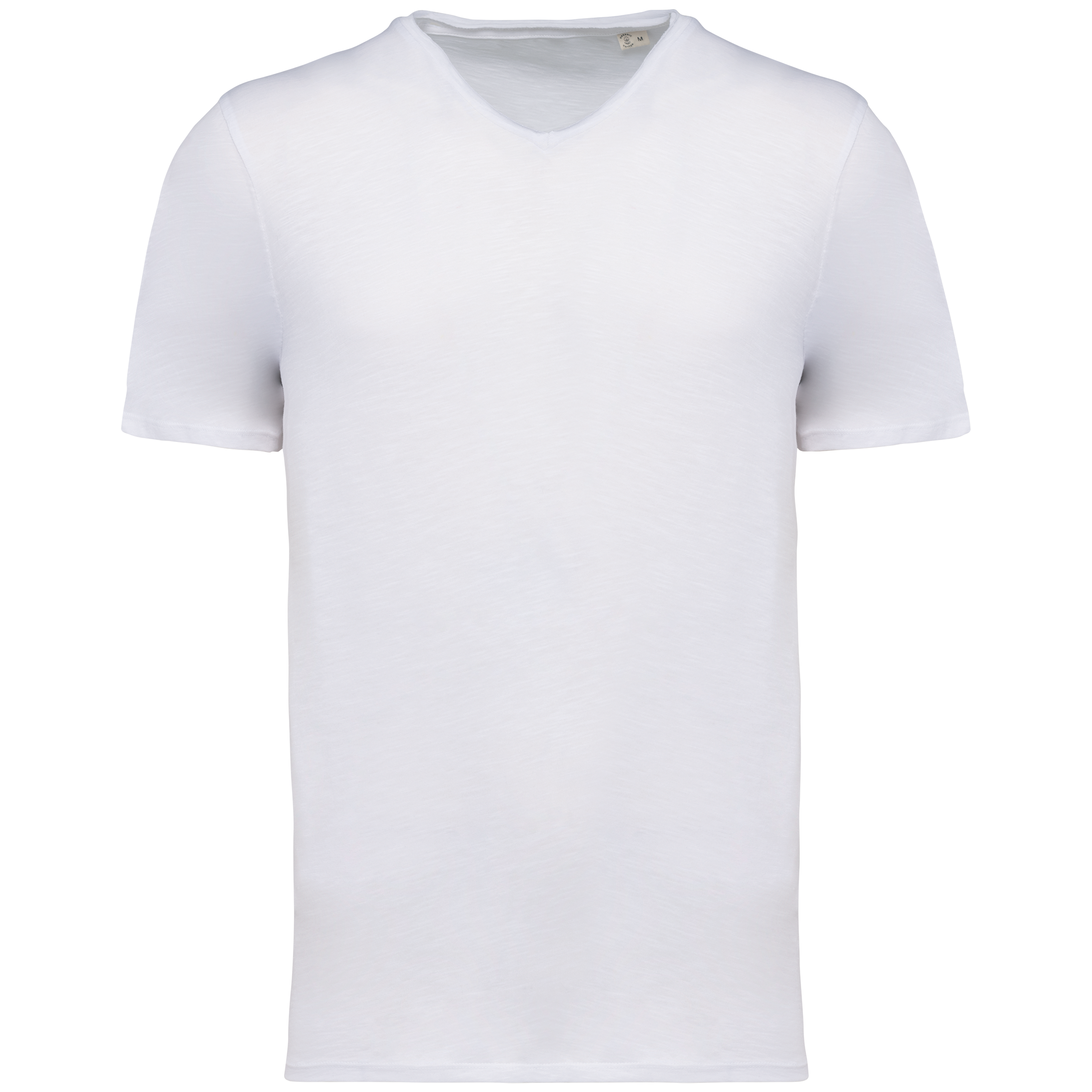 Camiseta ecorresponsable slub con bordes sin rematar hombre