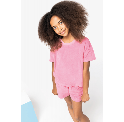 Camiseta ecorresponsable de rizo niña