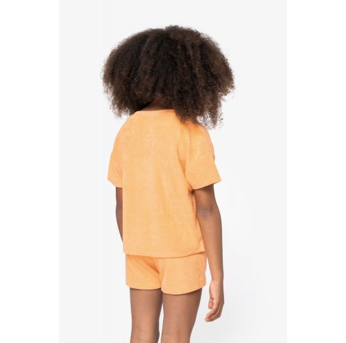 Camiseta ecorresponsable de rizo niña