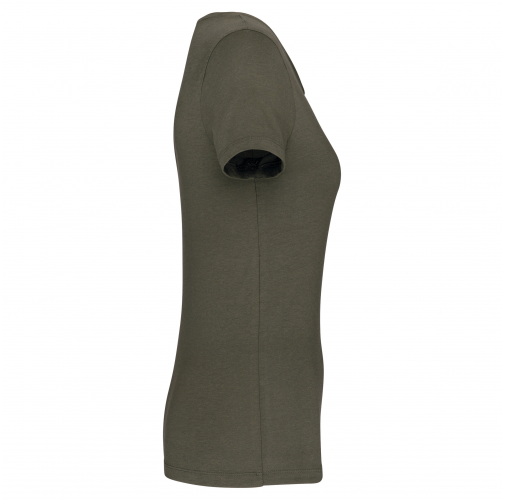 organic khaki Camiseta ecorresponsable modal mujer