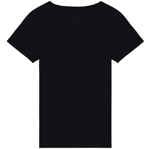 black Camiseta ecorresponsable mujer