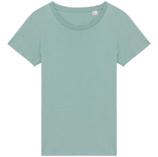 jade green Camiseta ecorresponsable mujer