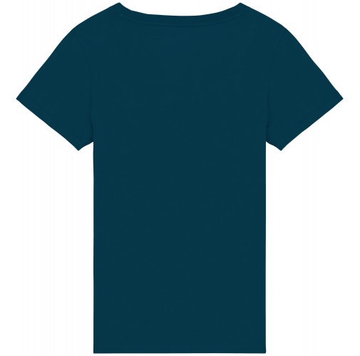 peacock blue Camiseta ecorresponsable mujer