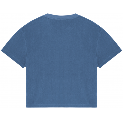riviera blue Camiseta ecorresponsable de rizo mujer