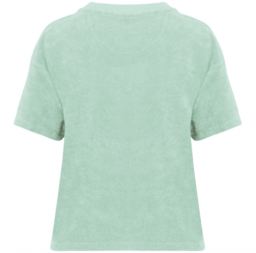 brook green Camiseta ecorresponsable de rizo mujer