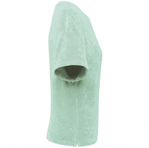 brook green Camiseta ecorresponsable de rizo mujer