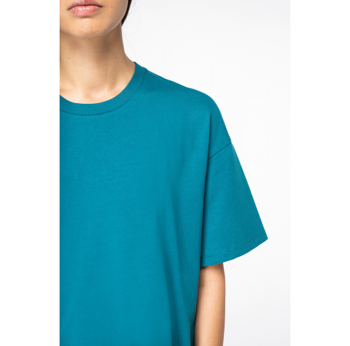 Camiseta ecorresponsable de hombros caídos unisex