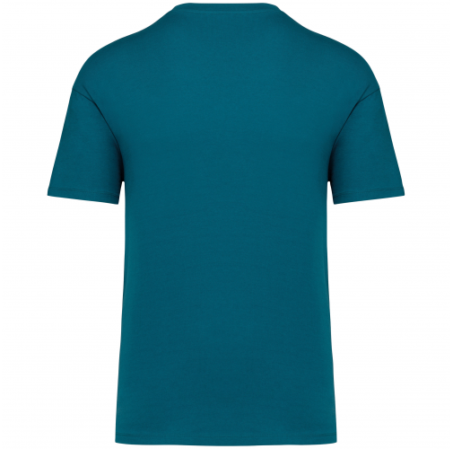 peacock green Camiseta ecorresponsable de hombros caídos unisex