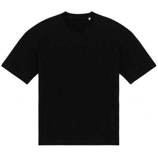 black Camiseta ecorresponsable oversize hombre