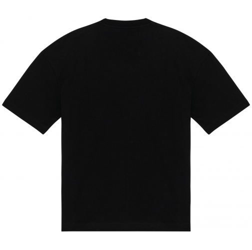 black Camiseta ecorresponsable oversize hombre