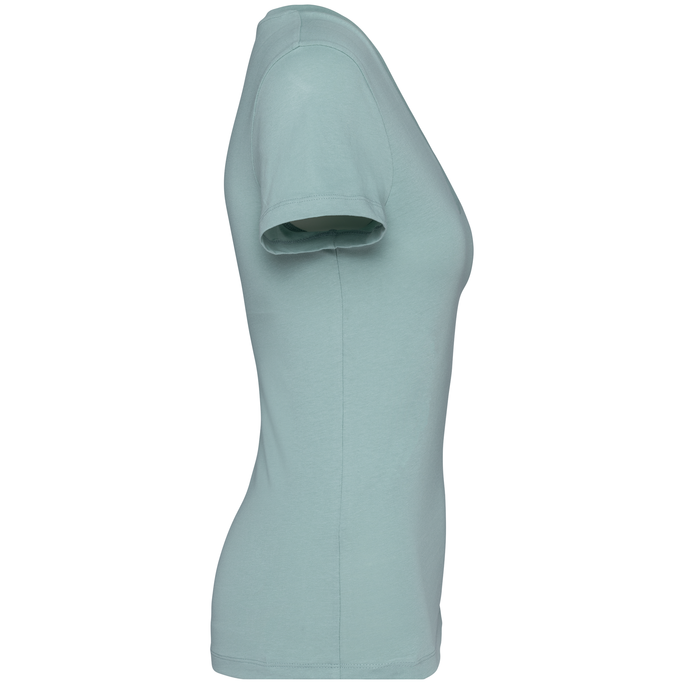 Camiseta ecorresponsable cuello de pico mujer