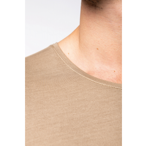 Camiseta ecorresponsable efecto lavado de manga larga unisex