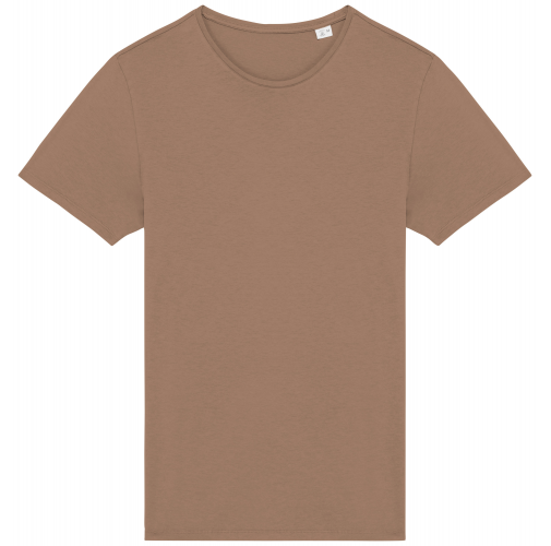 washed cream coffee Camiseta ecorresponsable efecto lavado unisex