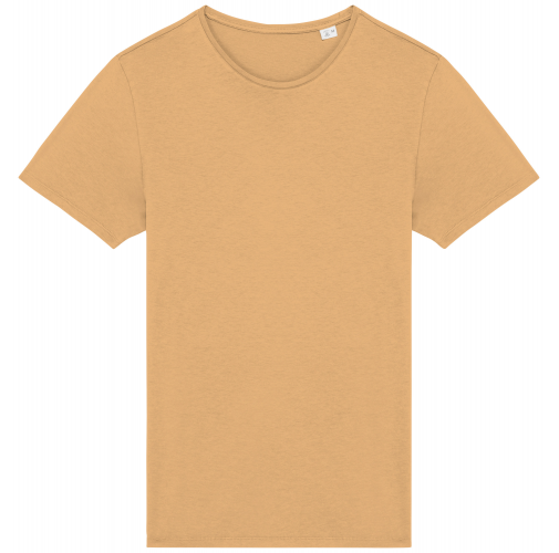washed melon Camiseta ecorresponsable efecto lavado unisex