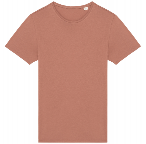 washed sienna Camiseta ecorresponsable efecto lavado unisex