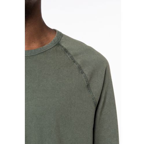 Camiseta ecorresponsable manga larga raglan hombre