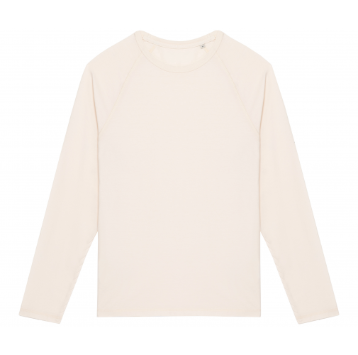 washed ivory Camiseta ecorresponsable manga larga raglan hombre