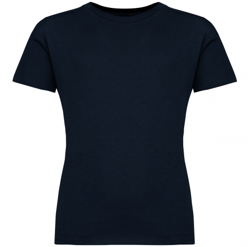 navy blue Camiseta ecorresponsable de hombros caídos infantil