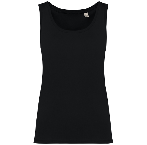 black Camiseta de tirantes ecorresponsable mujer