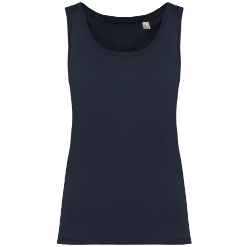navy blue Camiseta de tirantes ecorresponsable mujer