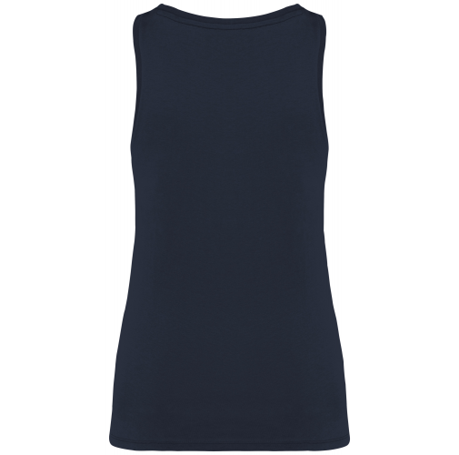 navy blue Camiseta de tirantes ecorresponsable mujer
