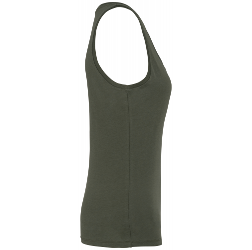 organic khaki Camiseta de tirantes ecorresponsable mujer