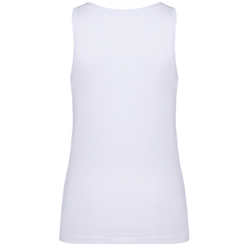 white Camiseta de tirantes ecorresponsable mujer
