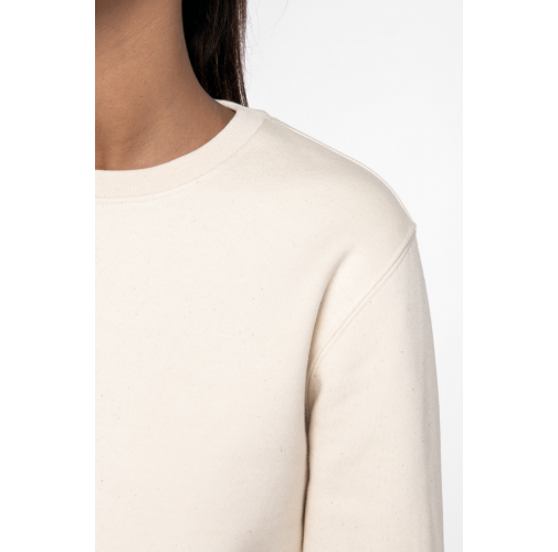 Sudadera ecorresponsable de cuello redondo unisex