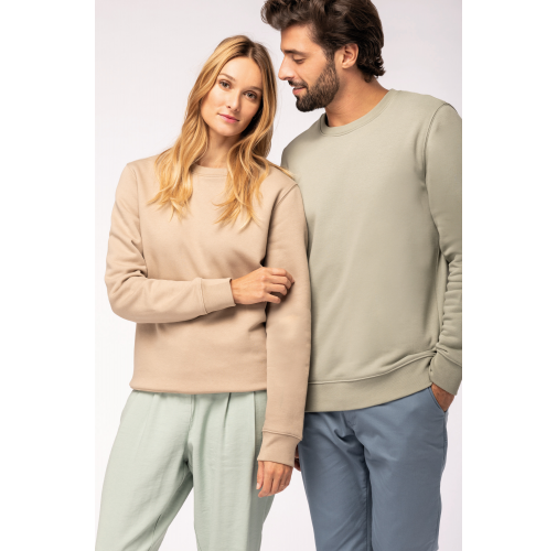 Sudadera ecorresponsable de cuello redondo unisex