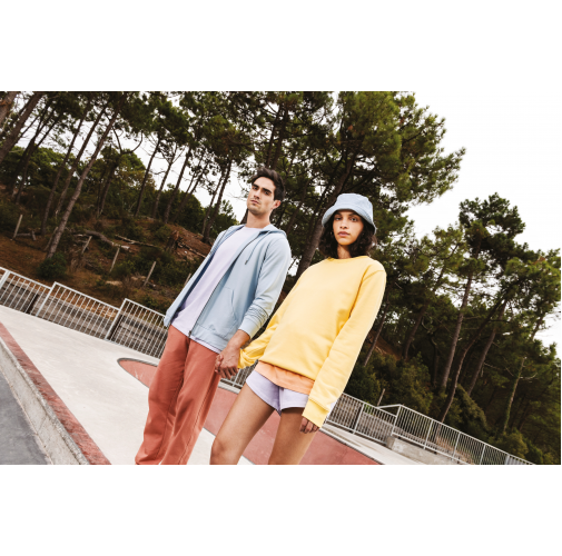 Sudadera ecorresponsable de cuello redondo unisex