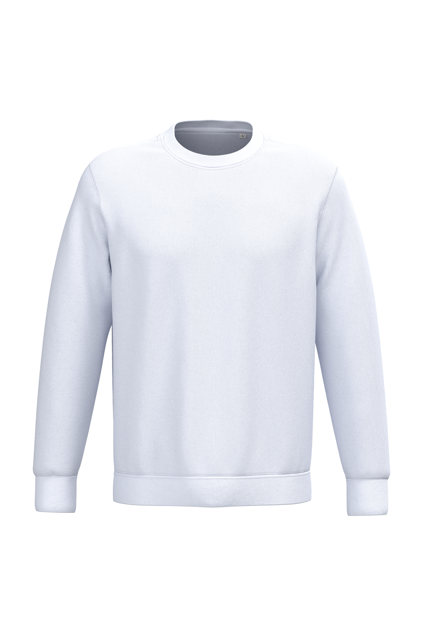 Sudadera  ecorresponsable de cuello redondo unisex