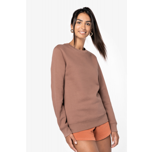 Sudadera ecorresponsable de cuello redondo unisex