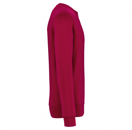hibiscus red Sudadera ecorresponsable de cuello redondo unisex