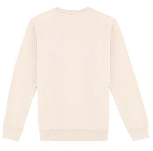ivory Sudadera ecorresponsable de cuello redondo unisex