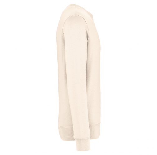 ivory Sudadera ecorresponsable de cuello redondo unisex