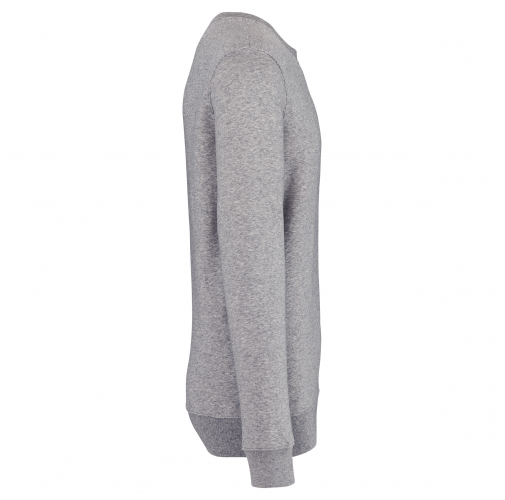 moon grey heather Sudadera ecorresponsable de cuello redondo unisex